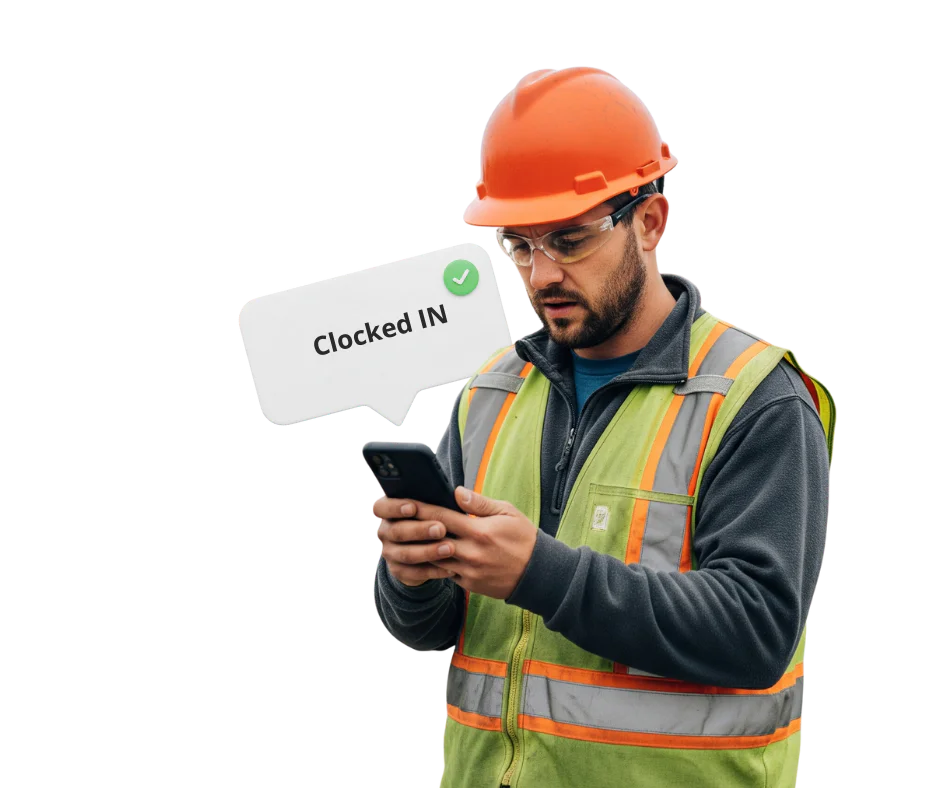 worker clocking in