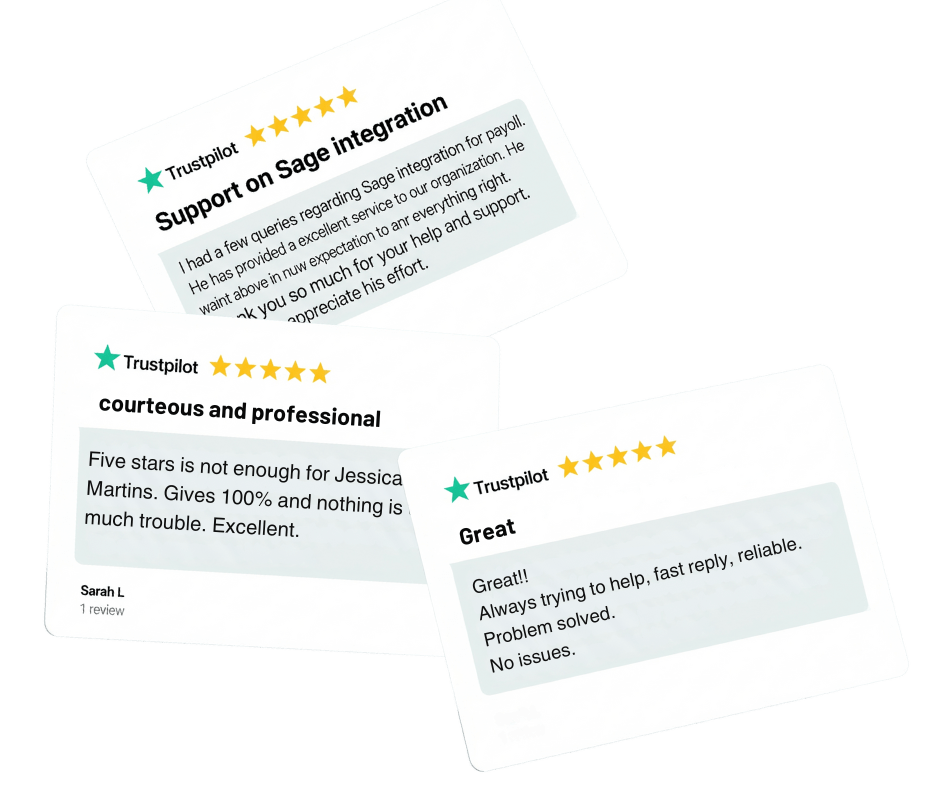 five star customer testimonials