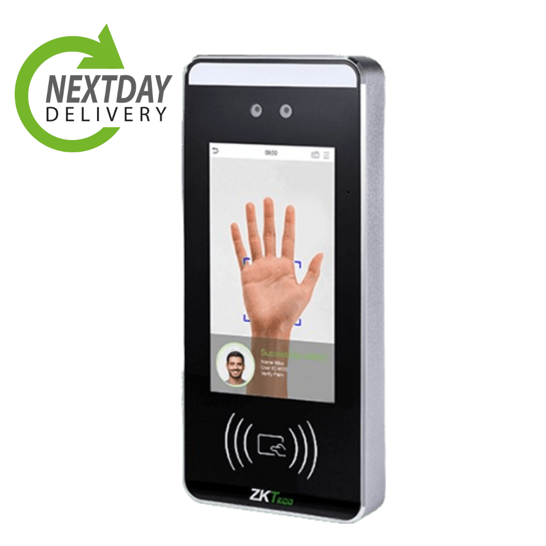 contactless palm and facial recognition time clock with next day delivery