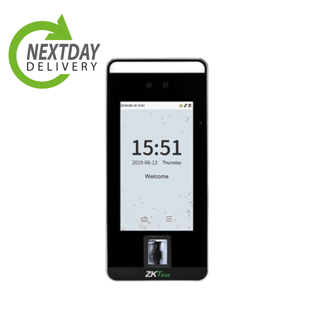 facial recognition and fingerprint clocking in machine with next day delivery