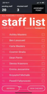 Fire roll Call App