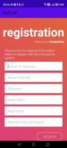 Fire Roll Call Set Up