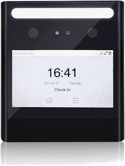 Facial recognition clocking terminal